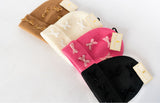 Soft ribbed knit fabric
Adorned with mini velvet bows for a feminine flair
Fold-over cuff for extra warmth and style
Available in multiple colors: Camel, Cream, Hot Pink, and Black
One size fits most