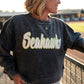 Game day just got a major glow-up. This washed corded crew is the ultimate blend of cozy comfort and bold fan energy, with a textured vintage look and standout chenille Seahawks patch that says, "Yes, I'm here for the football and the fashion."

🟢 Details:

Mineral-washed charcoal corded fabric with soft fleece feel
Oversized white & lime green chenille Seahawks patch
Drop-shoulder fit with ribbed neckline, cuffs & hem
Relaxed, slightly oversized fit
Available in Women’s sizes S–XL
