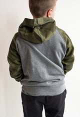 All - American Camo Sleeve Hoodie | Youth - Teigan & Co