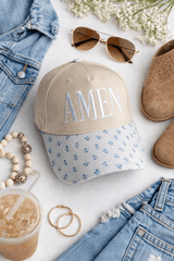 Amen Floral Hat - Teigan & Co