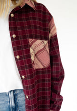 Berry Bliss Patchwork Flannel | Women's - Teigan & Co
