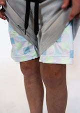 Boy's Double Layered Checkered Shorts - Teigan & Co