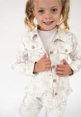 City Scout Winter Camo Fringe Button Denim | Toddler & Youth - Teigan & Co