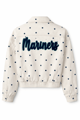 Coastal Dot Mariners Denim Jacket - Teigan & Co