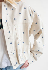 Coastal Dot Mariners Denim Jacket | Women's - Teigan & Co