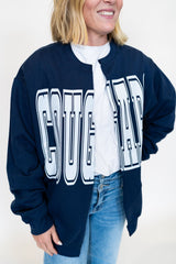 Cougars Sweatshirt Cardigan - Teigan & Co