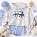 Floral Lake Tapps Patch Hoodie - Teigan & Co