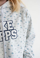 Floral Lake Tapps Patch Hoodie | Women's - Teigan & Co
