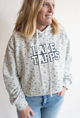 Floral Lake Tapps Patch Hoodie | Women's - Teigan & Co