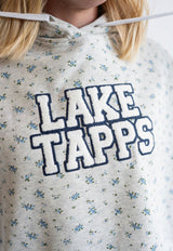 Floral Lake Tapps Patch Hoodie | Women's - Teigan & Co
