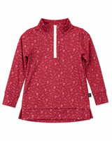Friday Night Lights Maroon Quarter Zip - Teigan & Co