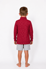 Friday Night Lights Maroon Quarter Zip | Toddler & Youth - Teigan & Co