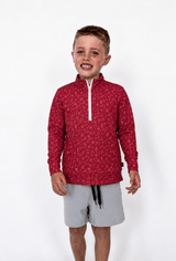 Friday Night Lights Maroon Quarter Zip | Toddler & Youth - Teigan & Co