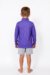 Friday Night Lights Purple Quarter Zip | Toddler & Youth - Teigan & Co