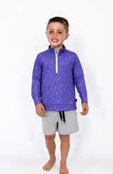 Friday Night Lights Purple Quarter Zip | Toddler & Youth - Teigan & Co