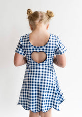 Girls USA Heart Gingham Dress | Toddler & Youth - Teigan & Co