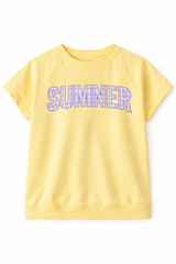 Golden Sumner Gingham Graphic Top - Teigan & Co