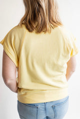 Golden Sumner Gingham Graphic Top | Women's - Teigan & Co