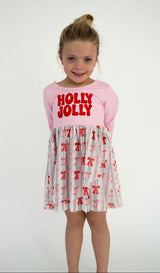 Holly Jolly Active Twirl Dress | Toddler & Youth - Teigan & Co