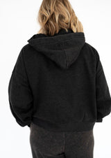 Hornets Patch Acid Wash Hoodie | Women's - Teigan & Co