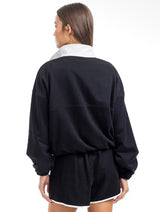 Katydid Black Quarter-Snap Two-Piece Athletic Set | Women's - Teigan & Co