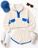 Katydid Pale Yellow Quarter-Snap Two-Piece Athletic Set - Teigan & Co