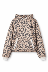 Leopard Lace Trim Hoodie - Ampersand Ave - Teigan & Co