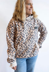 Leopard Lace Trim Hoodie - Ampersand Ave | Women's - Teigan & Co
