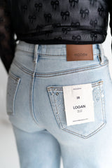 Logan Studded Dad Jean – Hidden Jeans - Teigan & Co