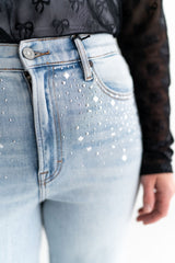Logan Studded Dad Jean – Hidden Jeans - Teigan & Co