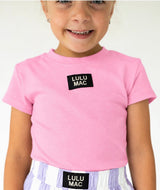 Lulu Mac Baby Doll Tee - Light Pink | Youth - Teigan & Co