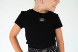 Lulu Mac Black Babydoll Tee | Youth - Teigan & Co