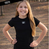 Lulu Mac Black Babydoll Tee | Youth - Teigan & Co