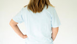 Lulu Mac Blue Stripe Chambray Tee | Women's - Teigan & Co