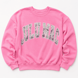 Lulu Mac Bubblegum Camo Crew | Women's - Teigan & Co