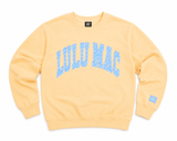 Lulu Mac Butter/Light Blue Polka Dot Crewneck | Youth - Teigan & Co