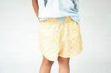 Lulu Mac Butter/Light Blue Polka Dot Short | Youth - Teigan & Co