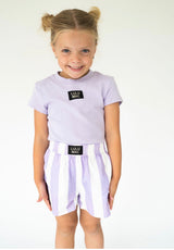Lulu Mac Darby Shorts-Lavender | Youth - Teigan & Co