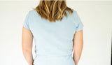 Lulu Mac Light Blue Babydoll Tee | Women's - Teigan & Co
