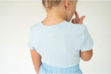 Lulu Mac Light Blue Babydoll Tee | Youth - Teigan & Co