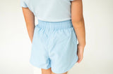 Lulu Mac Light Blue Solid Short | Youth - Teigan & Co