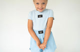 Lulu Mac Light Blue Solid Short | Youth - Teigan & Co