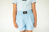 Lulu Mac Light Blue Solid Short | Youth - Teigan & Co