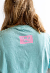 Lulu Mac Pink Polka Dot Tee - Chalky Mint | Adult and Youth - Teigan & Co