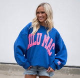 Lulu Mac Royal & Pink Puff Crew | Women's - Teigan & Co