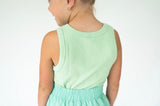 Lulu Mac Seafoam Solid Tank | Youth - Teigan & Co