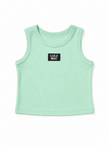 Lulu Mac Seafoam Solid Tank | Youth - Teigan & Co