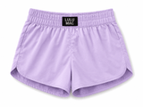 Lulu Mac Solid Shorts - Purple - Teigan & Co