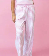 Lulu Mac Stripe Mono-Tag Pant-Light Pink | Women's - Teigan & Co