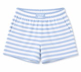 Lulu Mac Stripe Mono-Tag Short-Light Blue | Women's - Teigan & Co